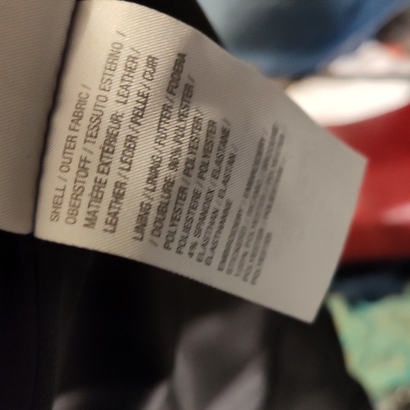 New Black leather Jacket w/embroidery - Picture 13 of 14